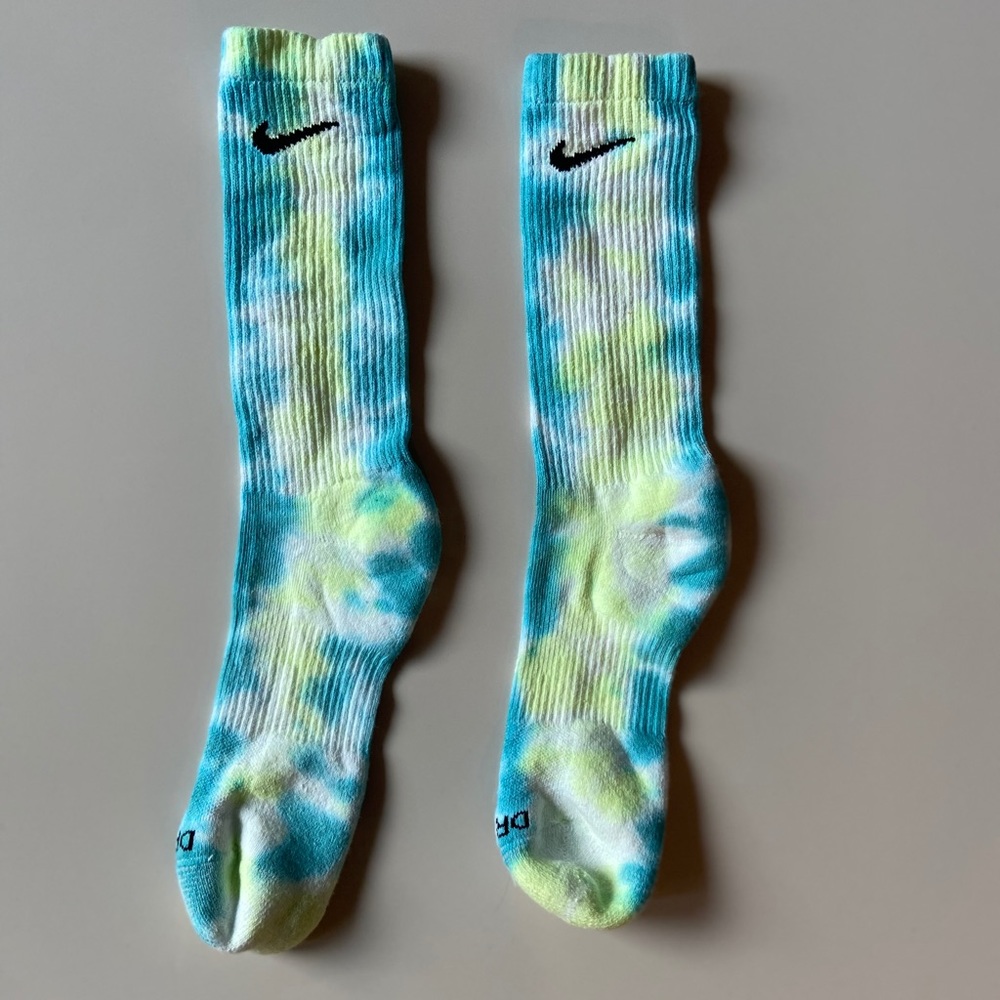Tie Dye Nike Crew Socks